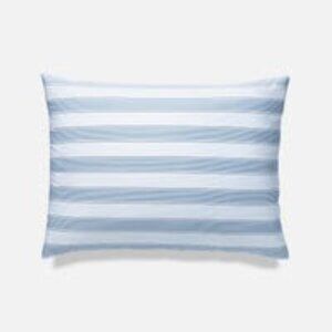 Brooklinen Sateen Luxe Threaded Stripe in Storm Standard Pillowcase Set of 2 NWT